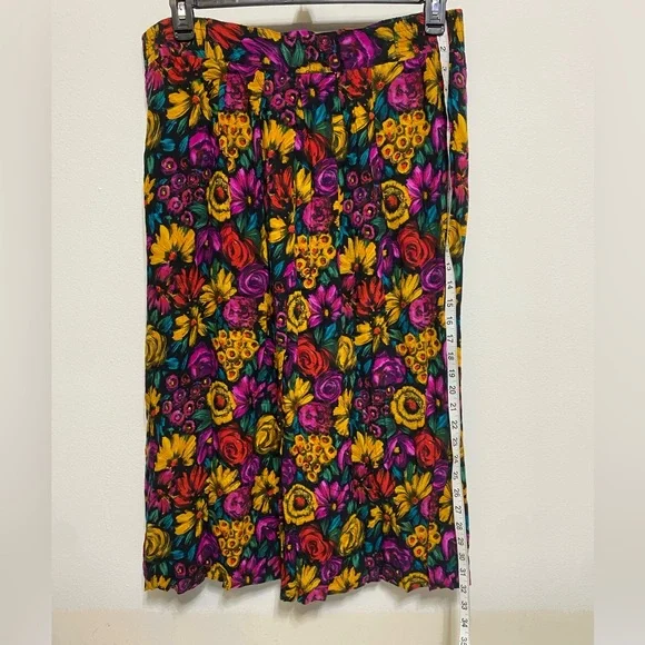 Maggie McNaughton floral print skirt size 22W - Picture 2 of 9